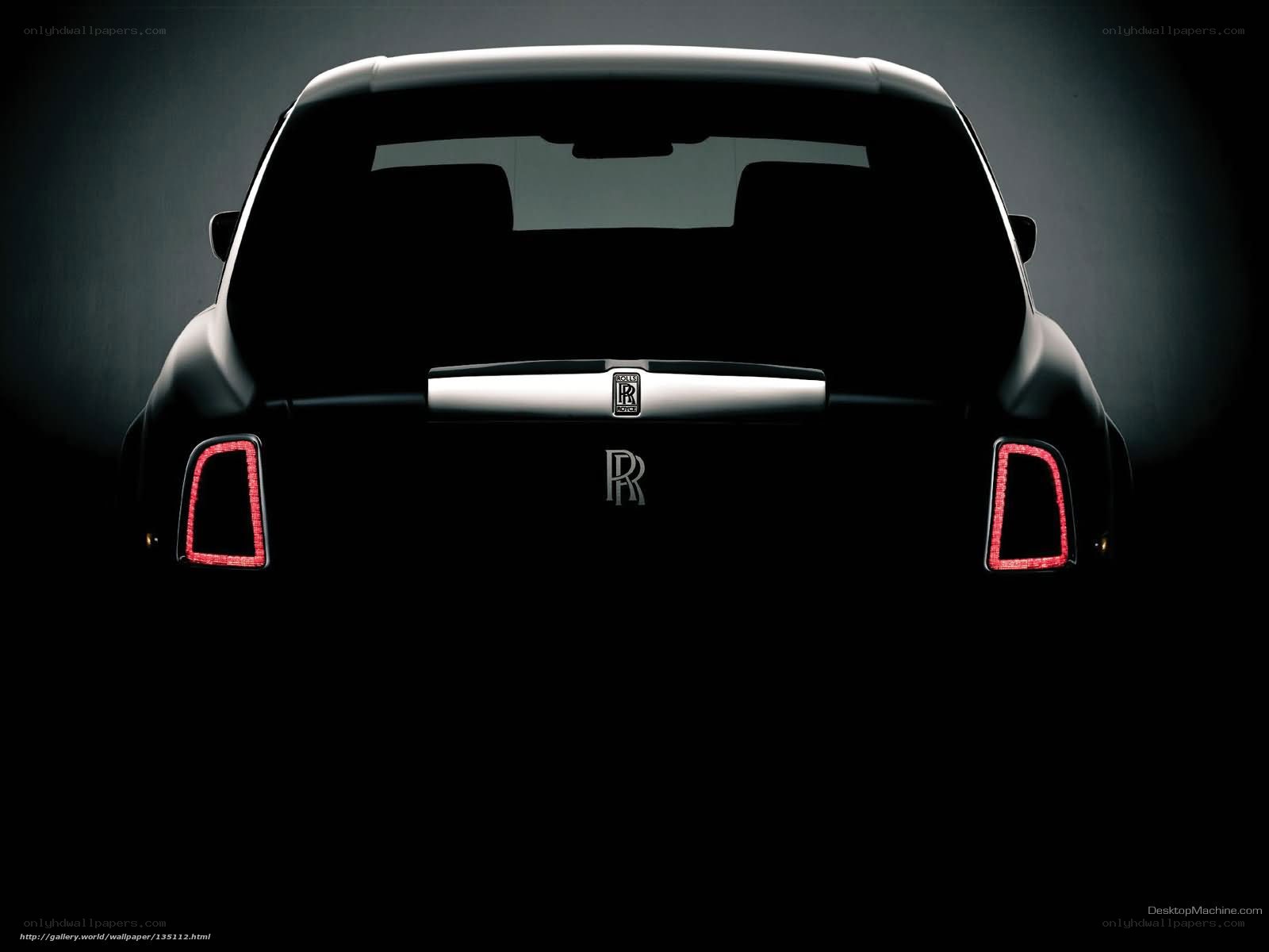Rolls-Royce car rear view
