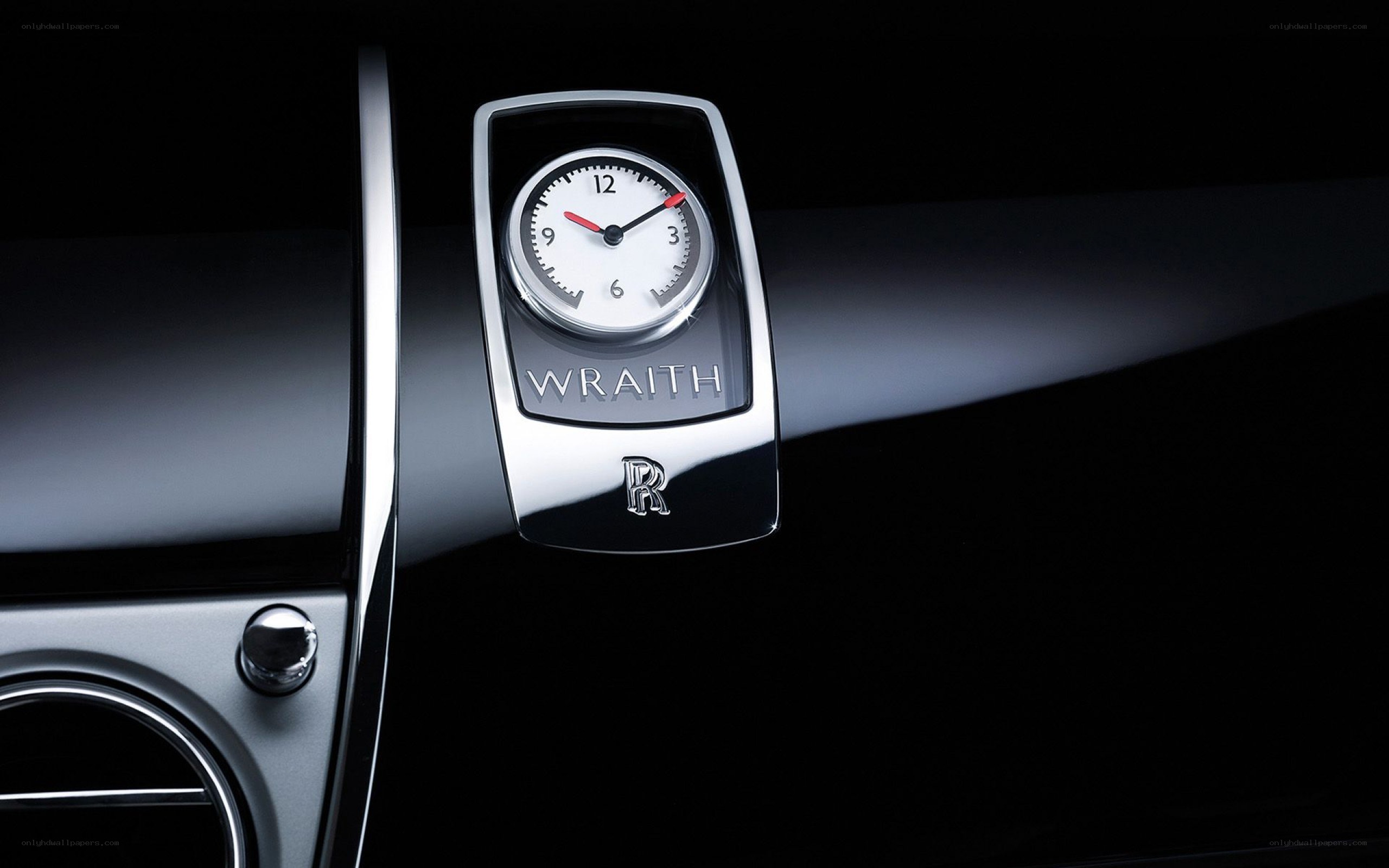 Rolls-Royce clock detail