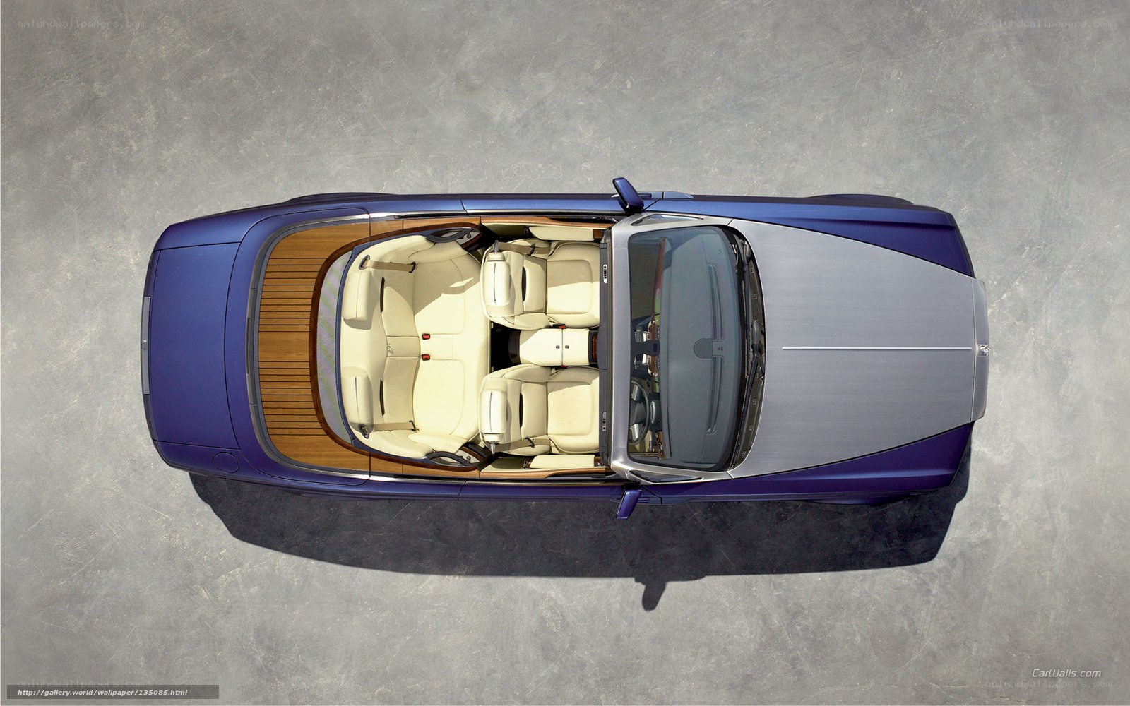 Rolls-Royce convertible interior