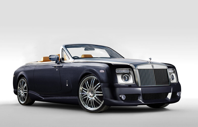 Rolls-Royce convertible luxury car