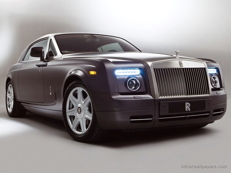Rolls-Royce Coupe — Gray, Dramatic, Photograph, Car