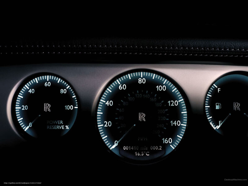 Rolls-Royce dashboard close-up