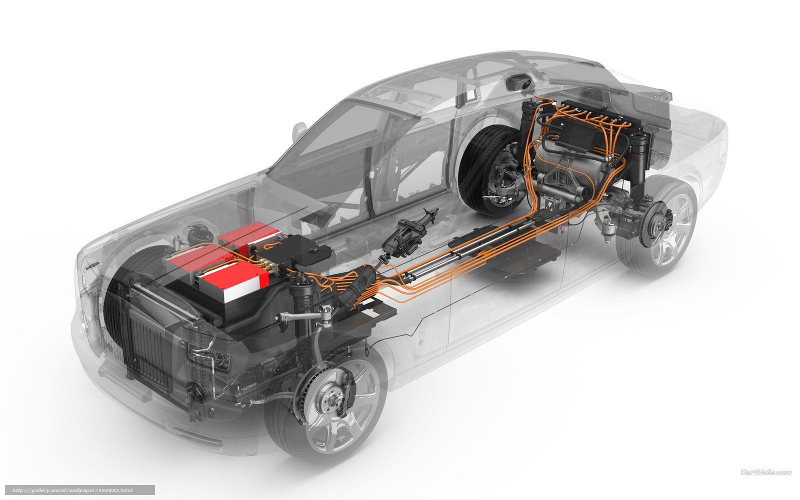 Rolls-Royce electric car chassis