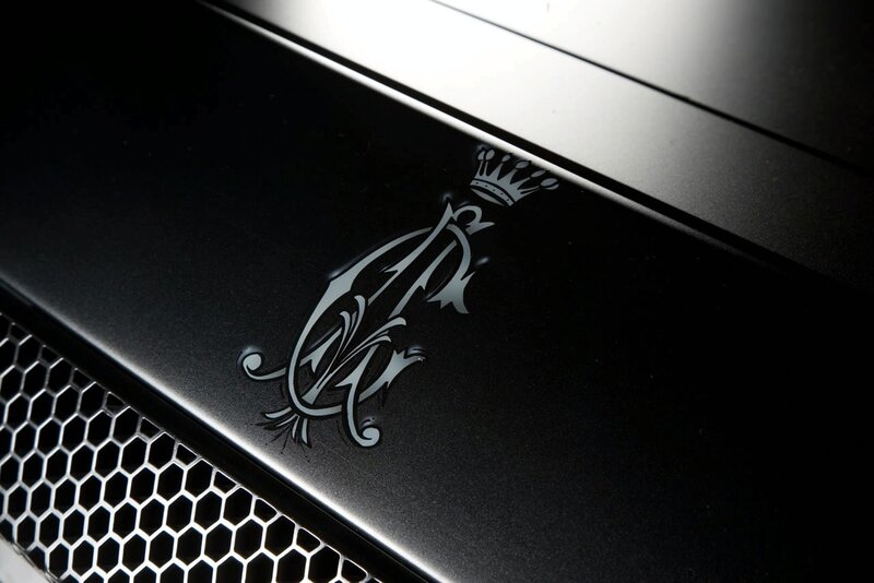 Rolls-Royce emblem close-up