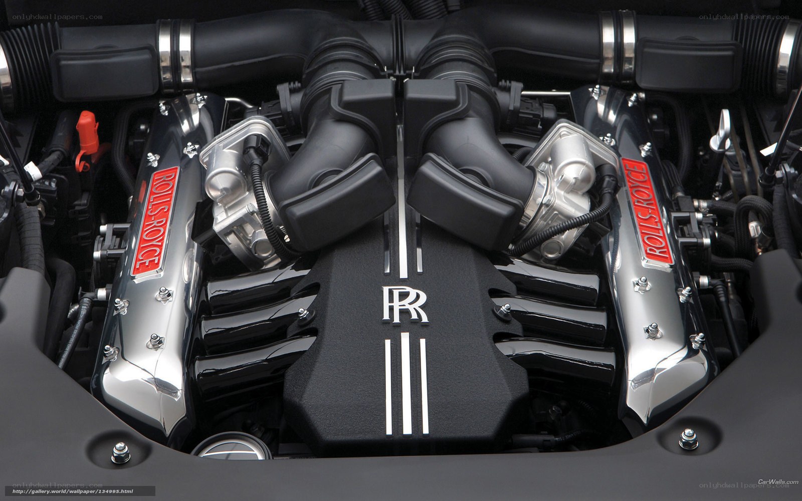 Rolls-Royce engine bay