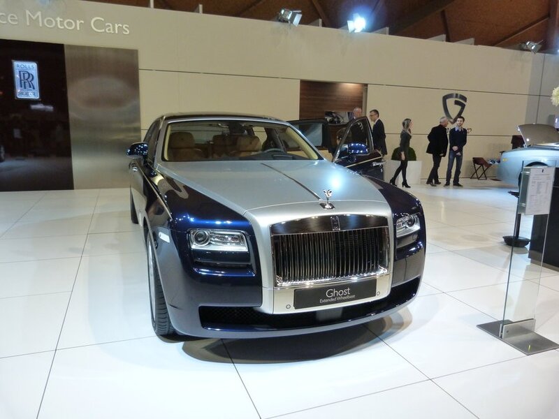 Rolls-Royce Ghost on display