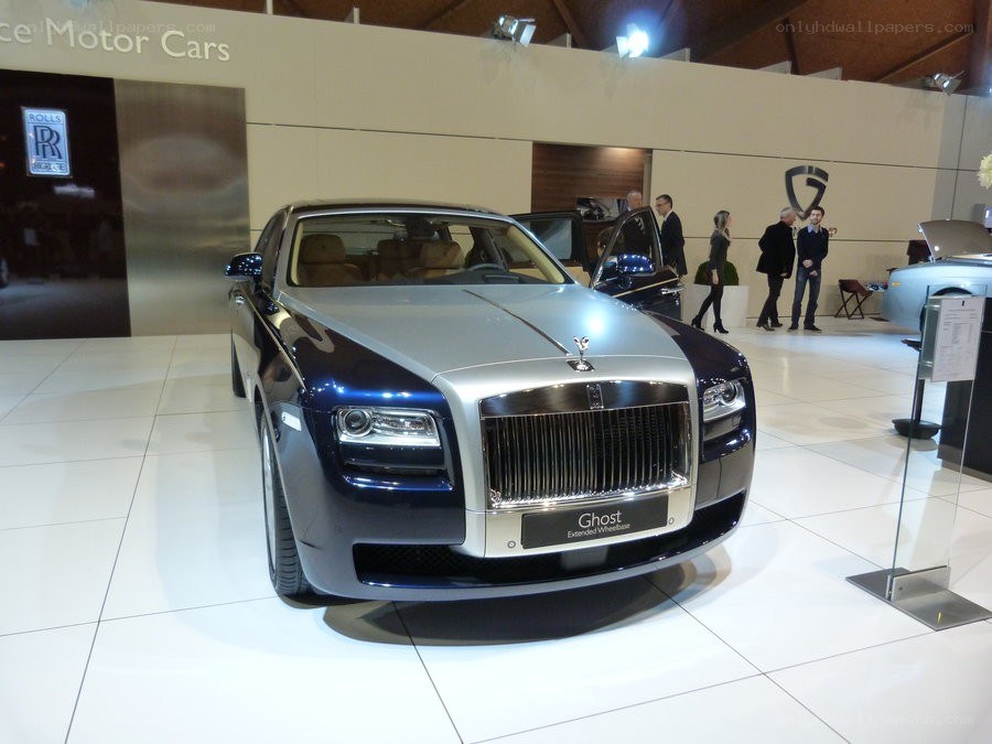 Rolls-Royce Ghost on display