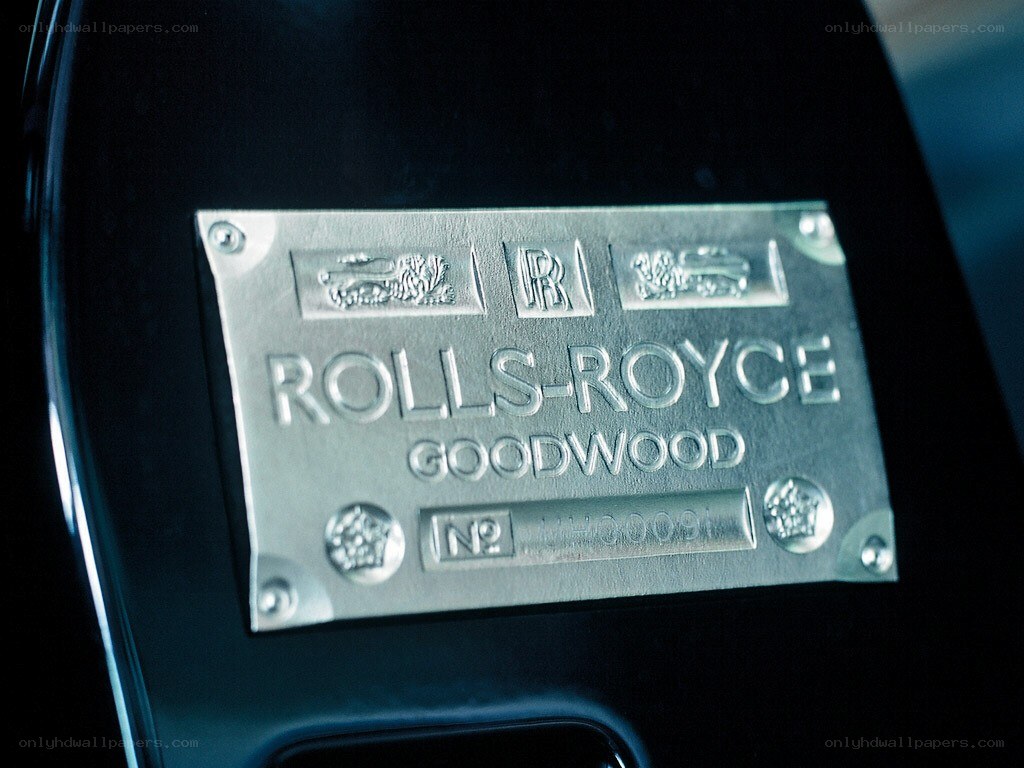 Rolls-Royce Goodwood plaque