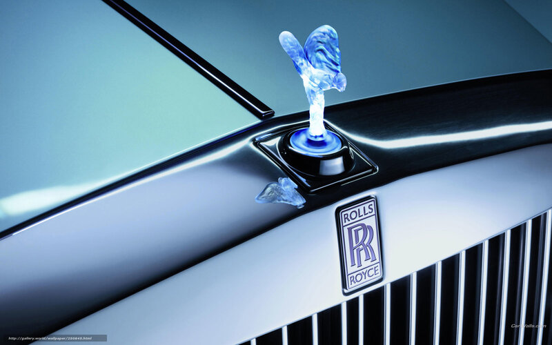 Rolls-Royce Hood Ornament — Blue
