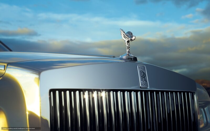Rolls-Royce Hood Ornament — Silver, Dramatic, Sunset