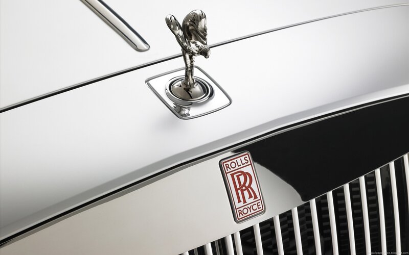 Rolls-Royce Hood Ornament — White