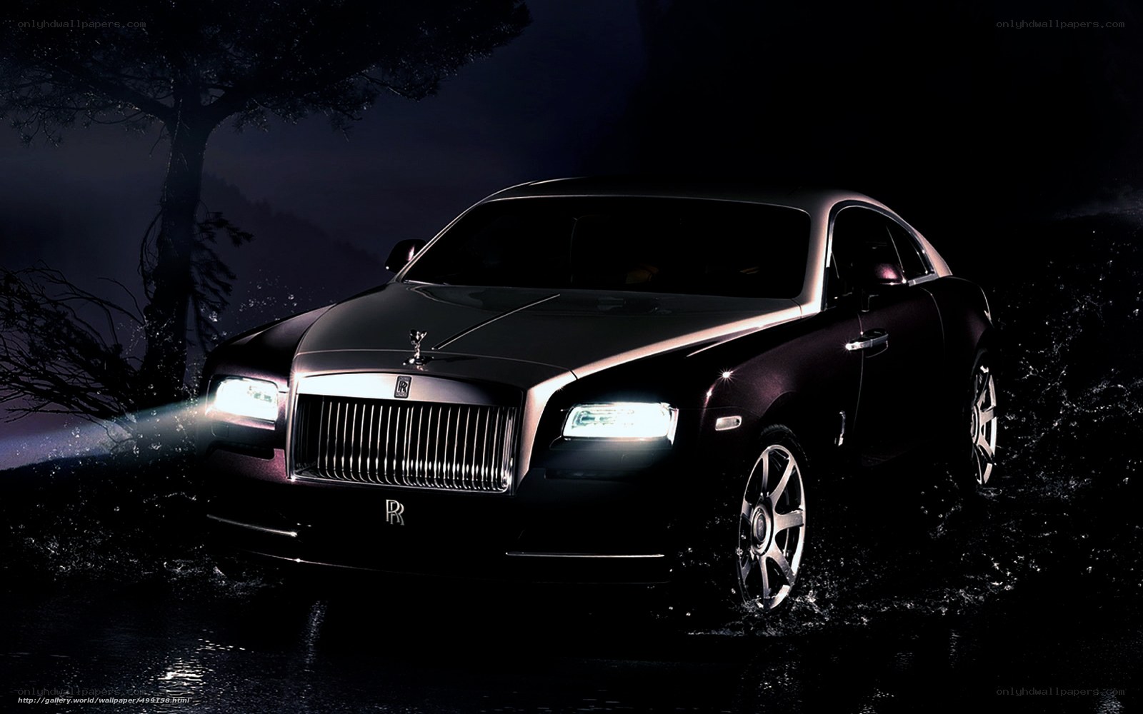 Rolls-Royce in dark water