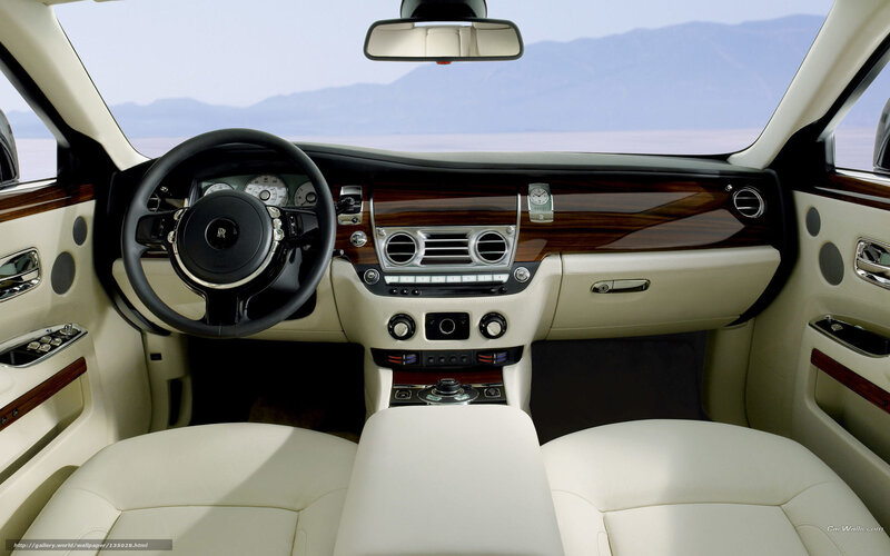 Rolls-Royce interior view