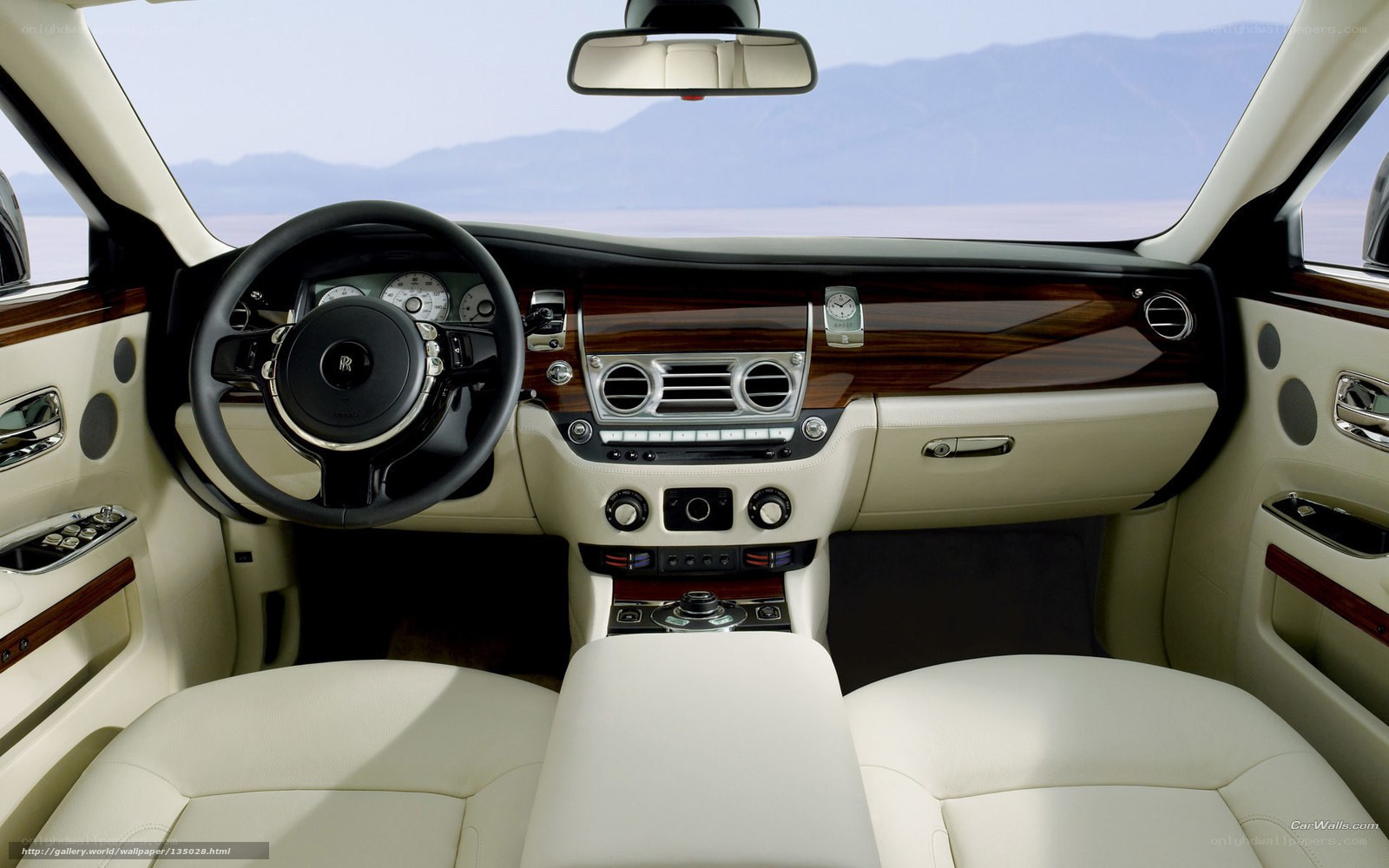 Rolls-Royce interior view
