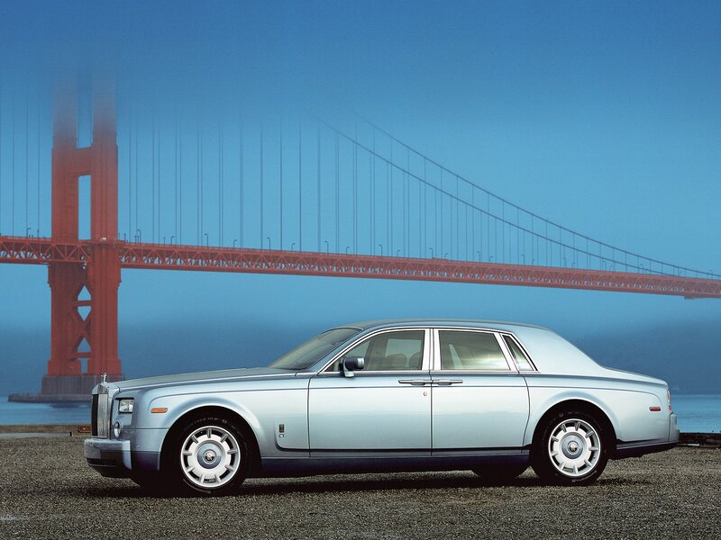 Rolls-Royce Phantom by Golden Gate Bridge