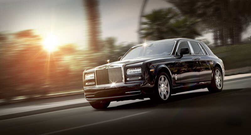 Rolls-Royce Phantom in motion
