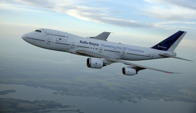 Rolls-Royce-powered Boeing 787