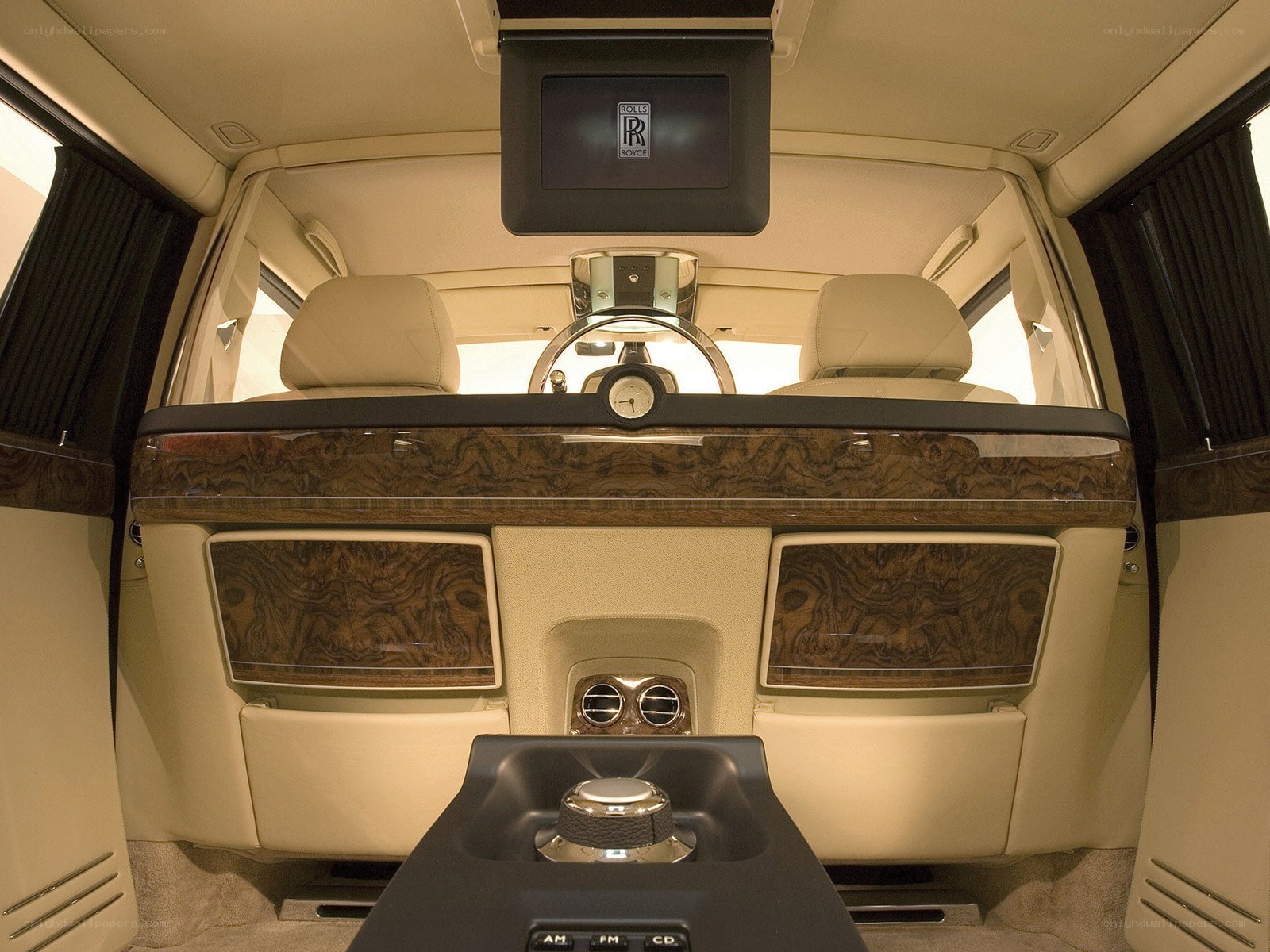 Rolls-Royce rear passenger area