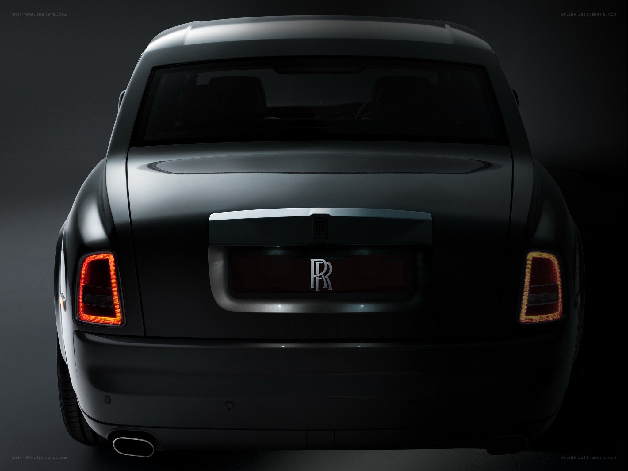 Rolls-Royce rear view