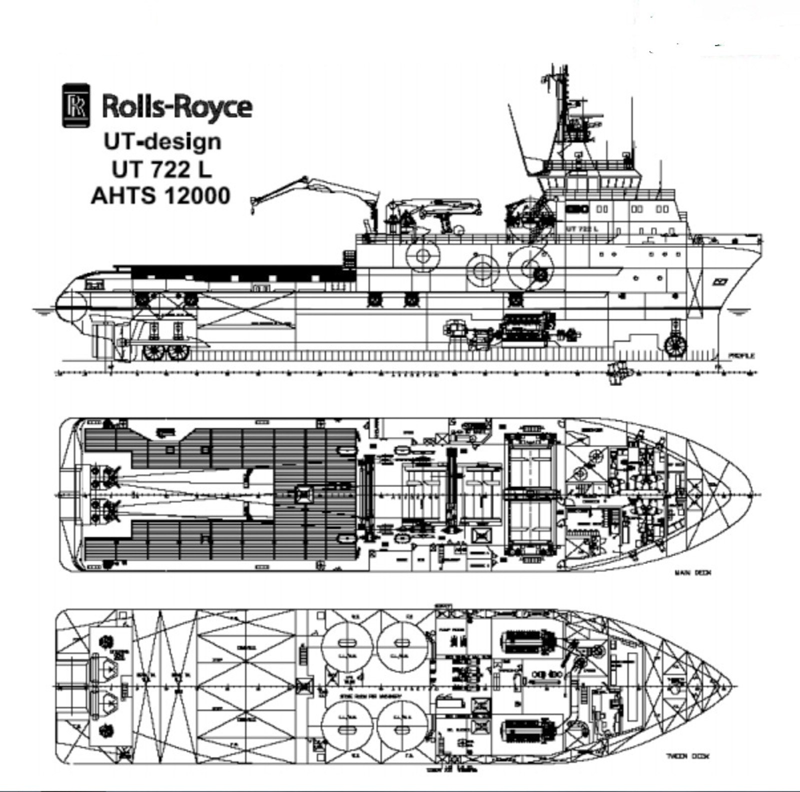 Rolls-Royce UT-722 L ship plans