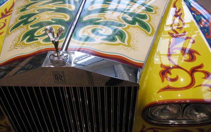 Rolls-Royce with custom paint