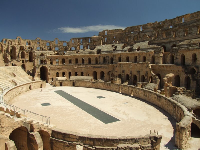 Roman amphitheater in El Jem