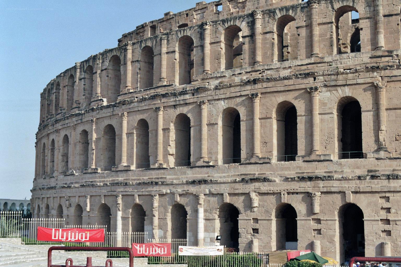 Roman amphitheater in El Jem