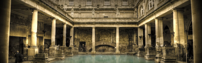 Roman Baths in Bath, England