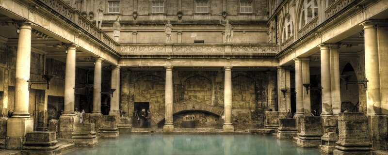 Roman Baths in Bath, England