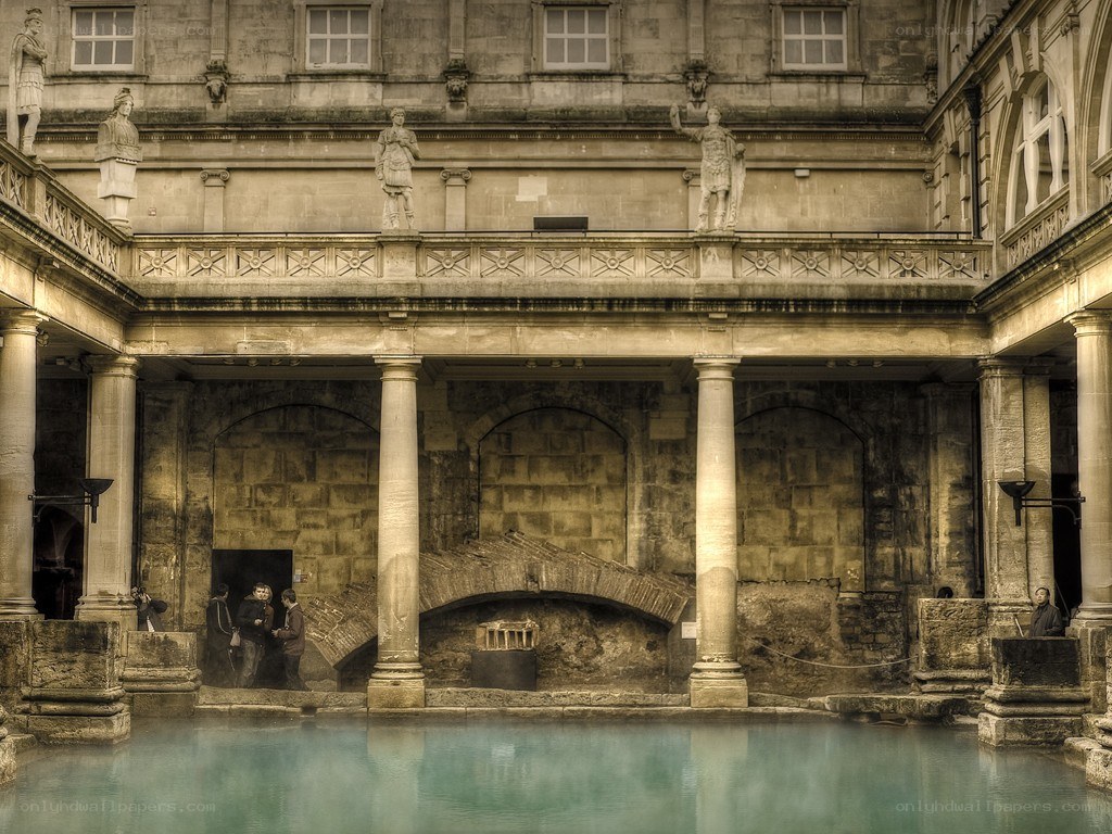 Roman Baths in Bath, England