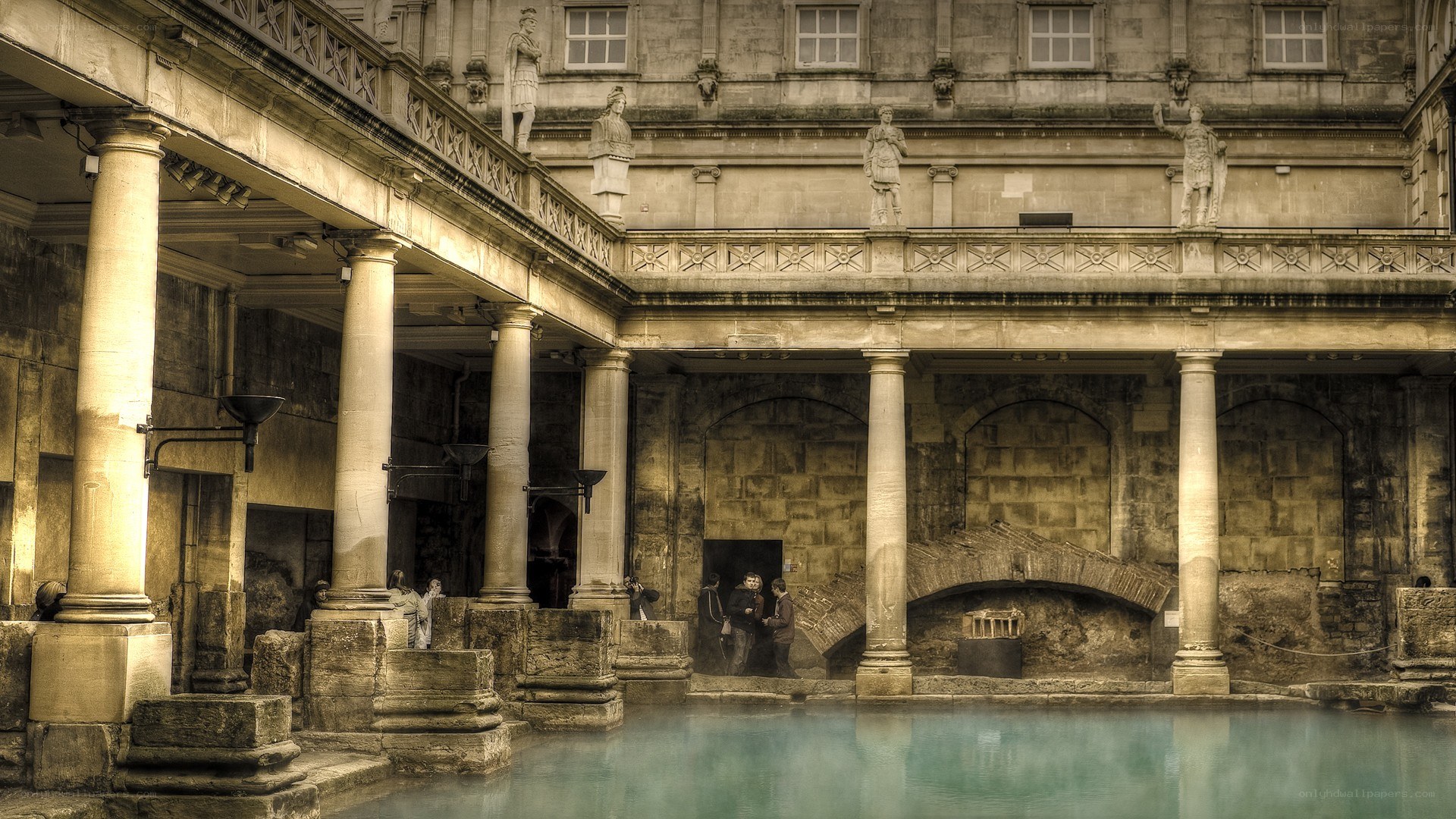 Roman baths in Bath, England