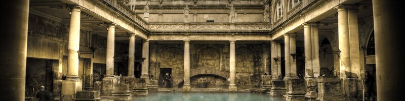Roman baths interior