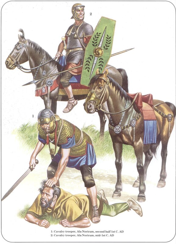 Roman cavalry troopers