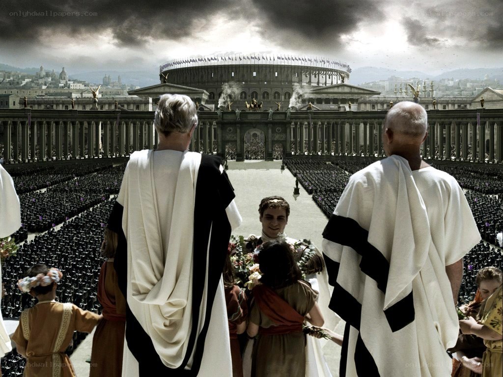 Roman Colosseum scene