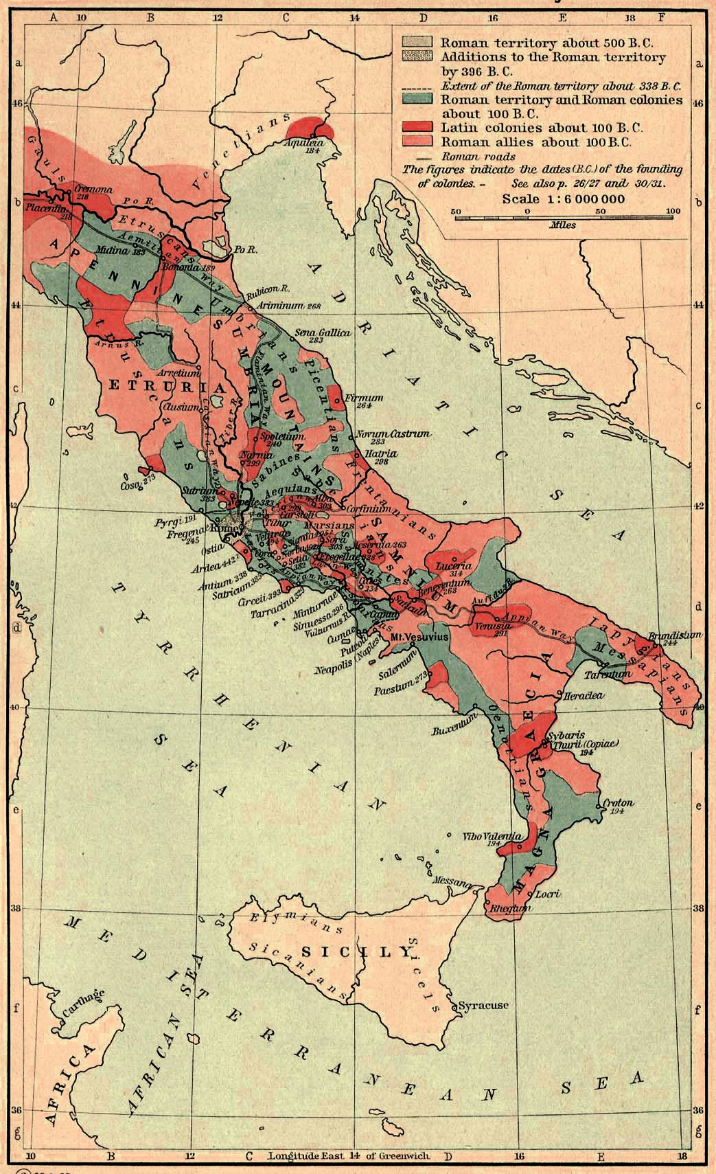 Roman expansion map