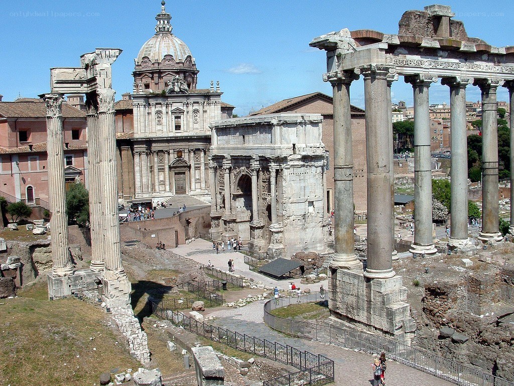 Roman Forum ruins