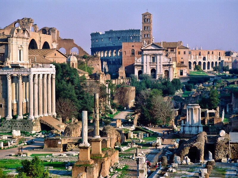 Roman Forum Ruins — Brown, Historical, Afternoon