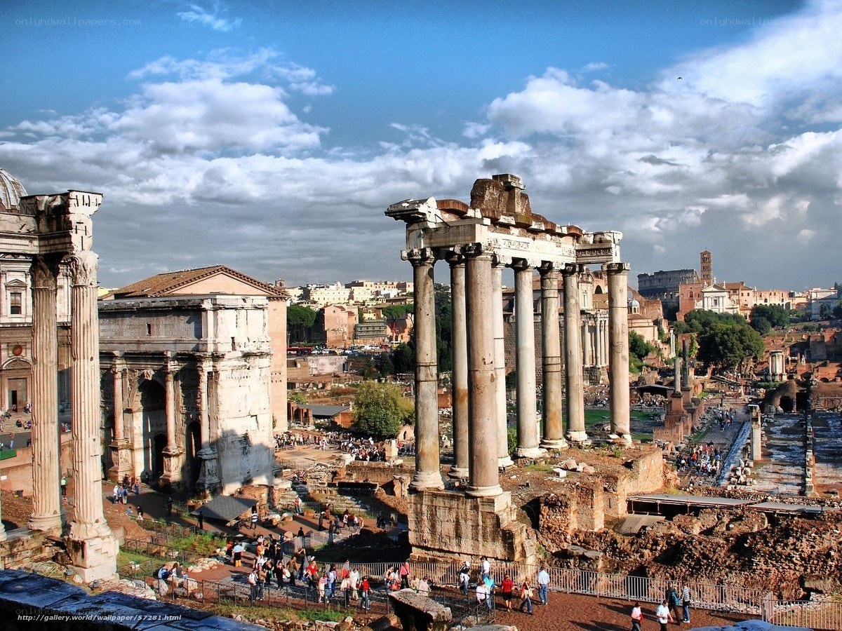 Roman Forum ruins