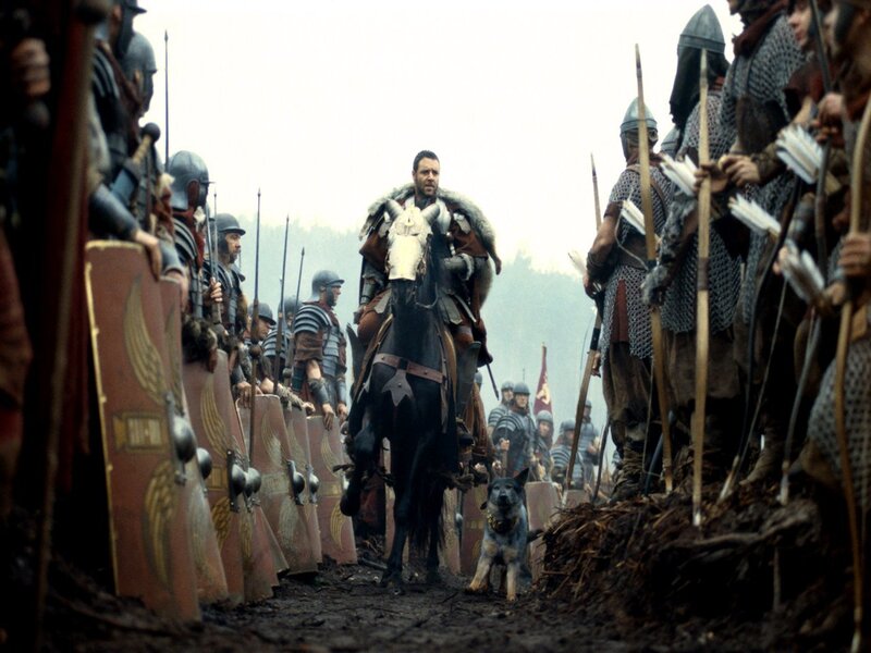Roman general on horseback
