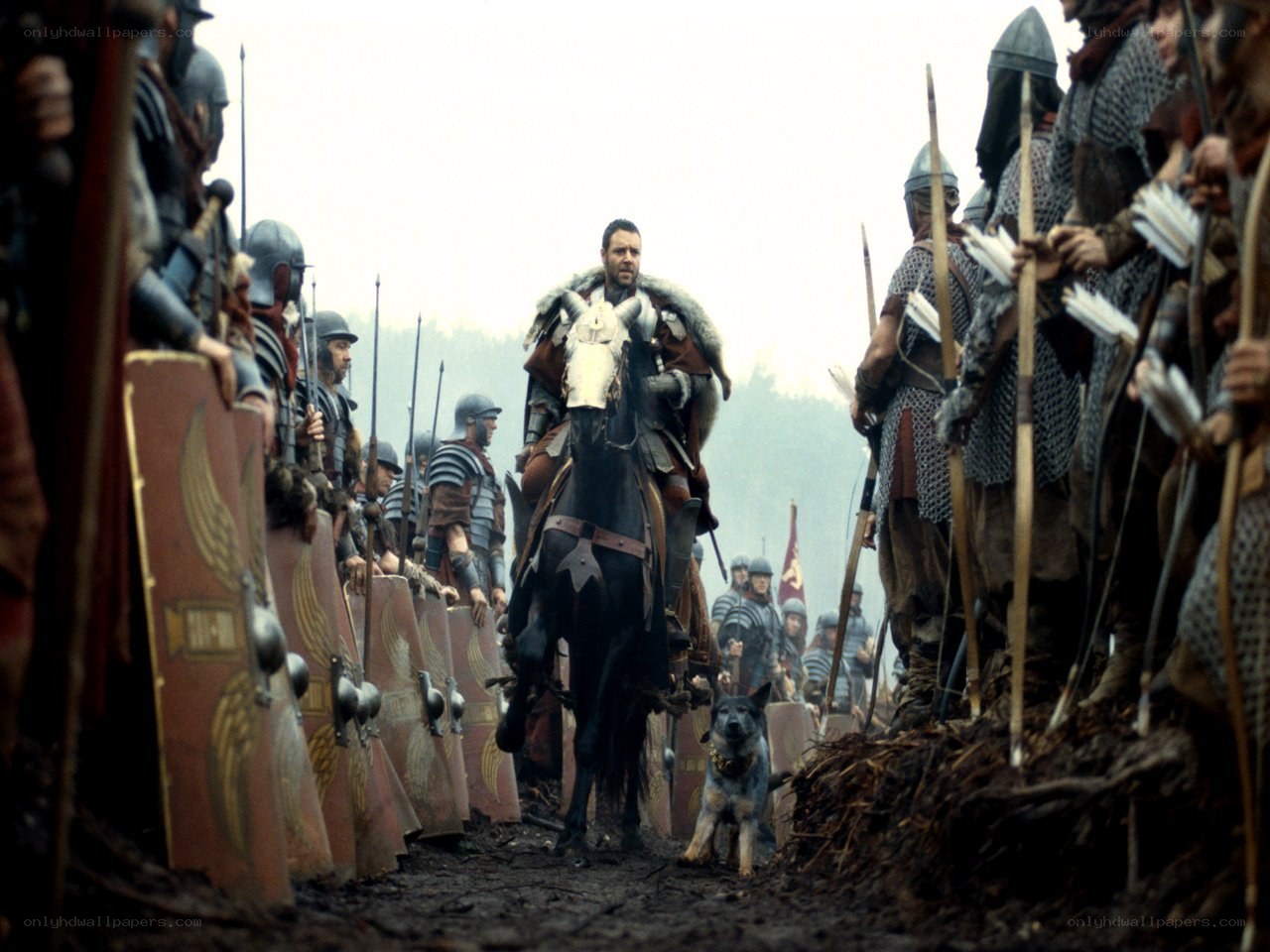 Roman general on horseback