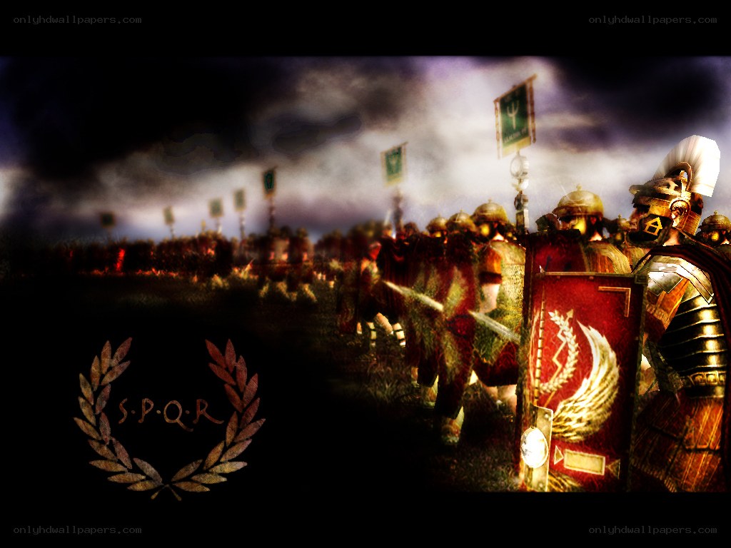Roman legion in formation