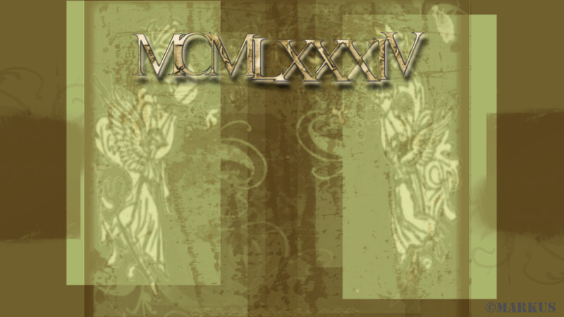 Roman Numerals MCMMLXXXIV