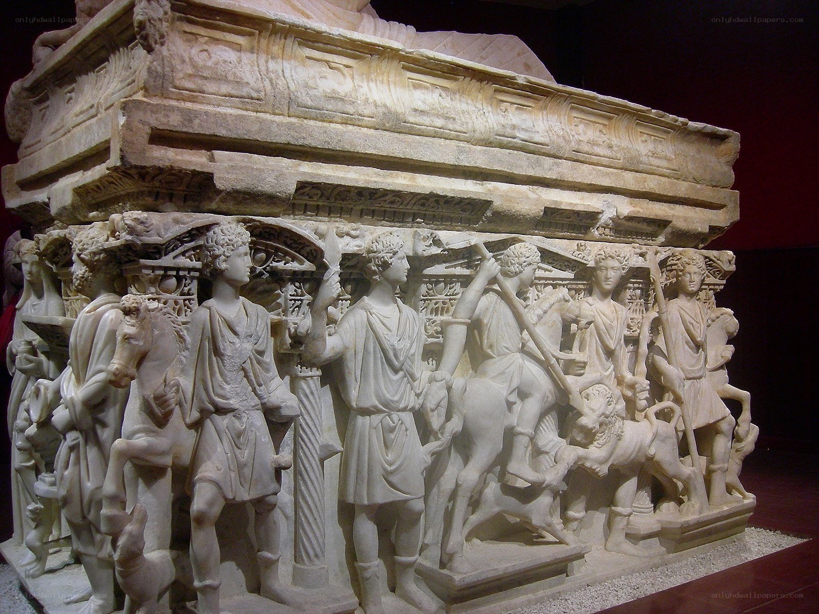 Roman sarcophagus relief