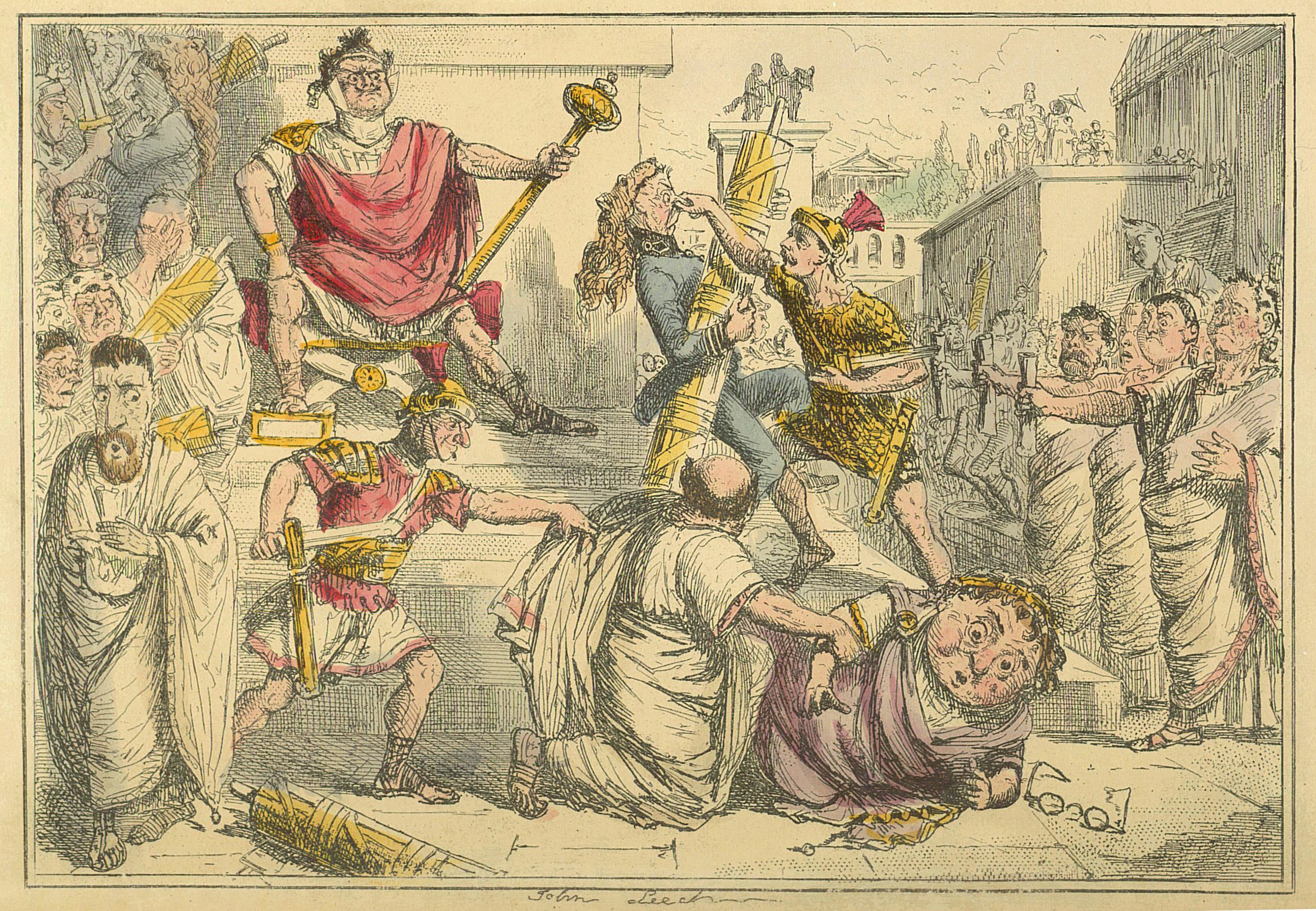 Roman Senate chaos