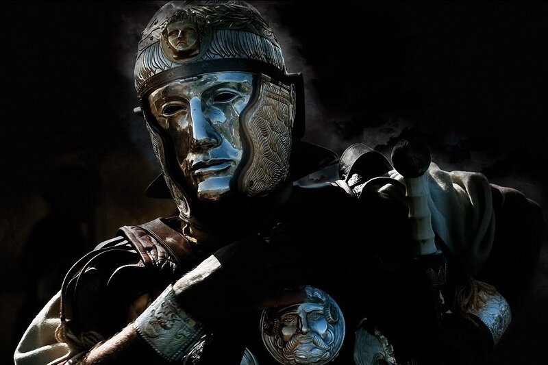 Roman soldier in armor