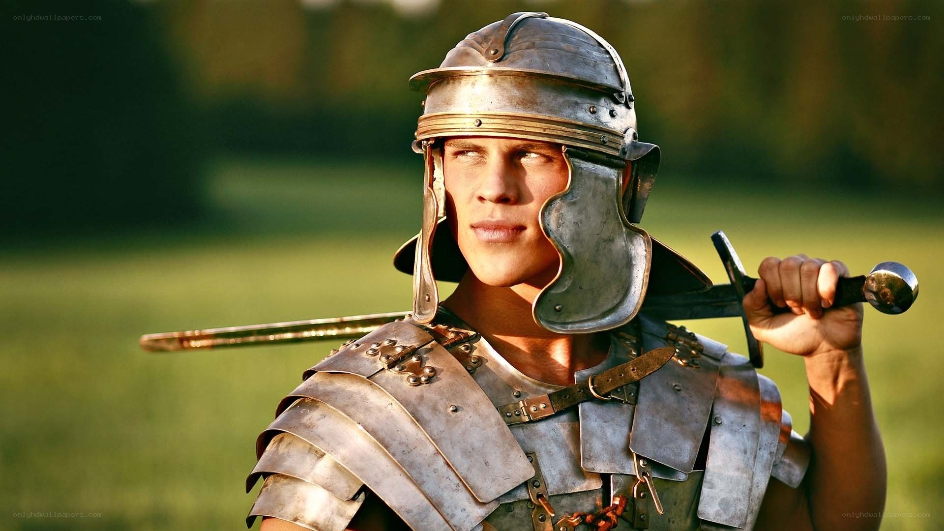 Roman soldier in armor