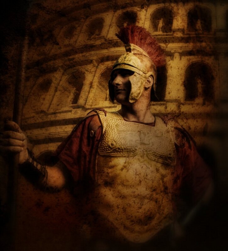 Roman soldier in Colosseum