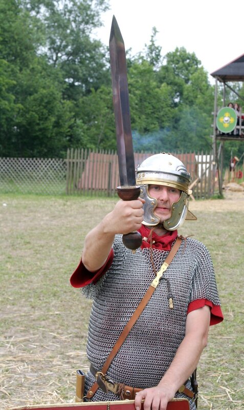 Roman soldier with sword
