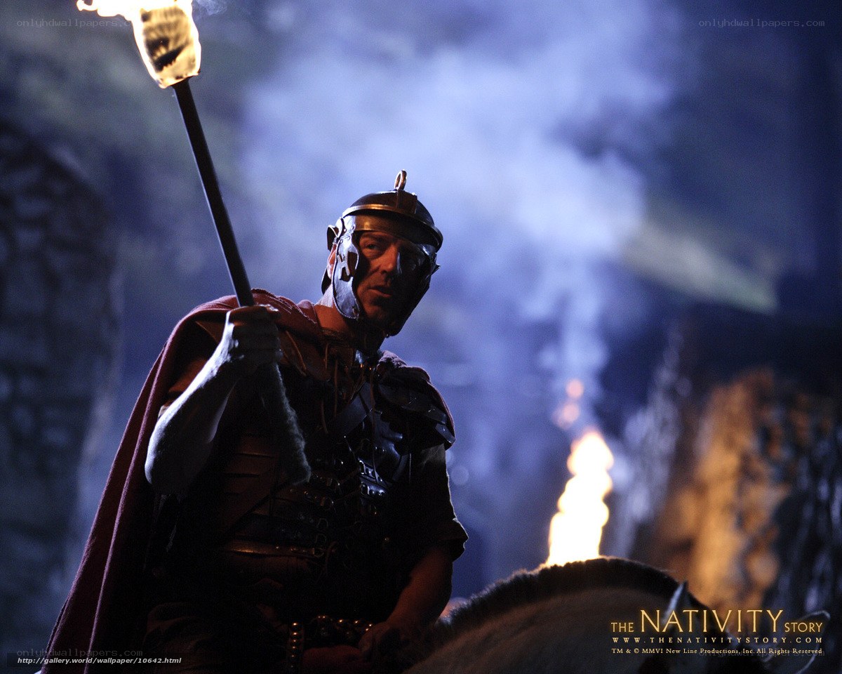 Roman soldier with torch