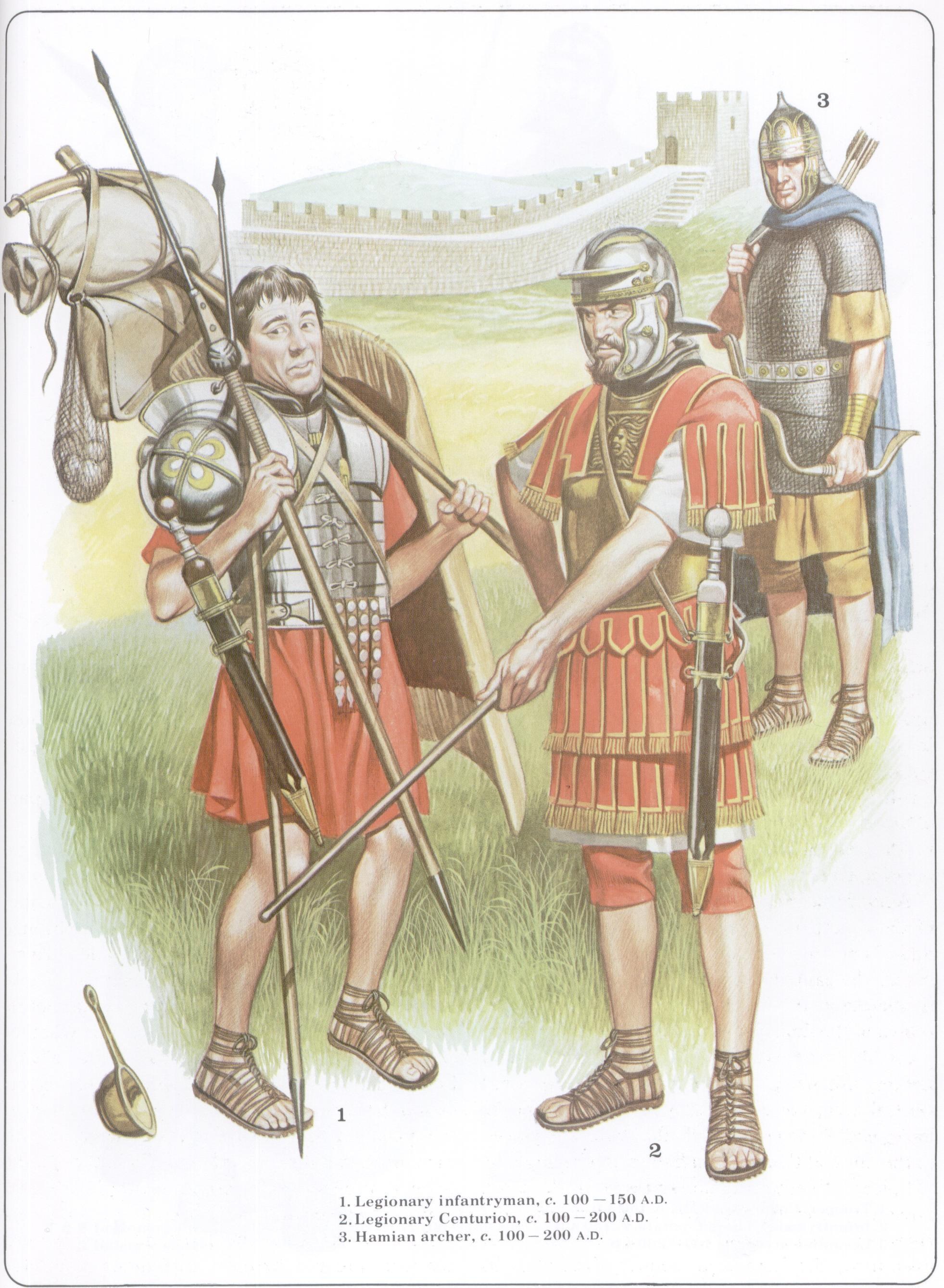 Roman soldiers illustration